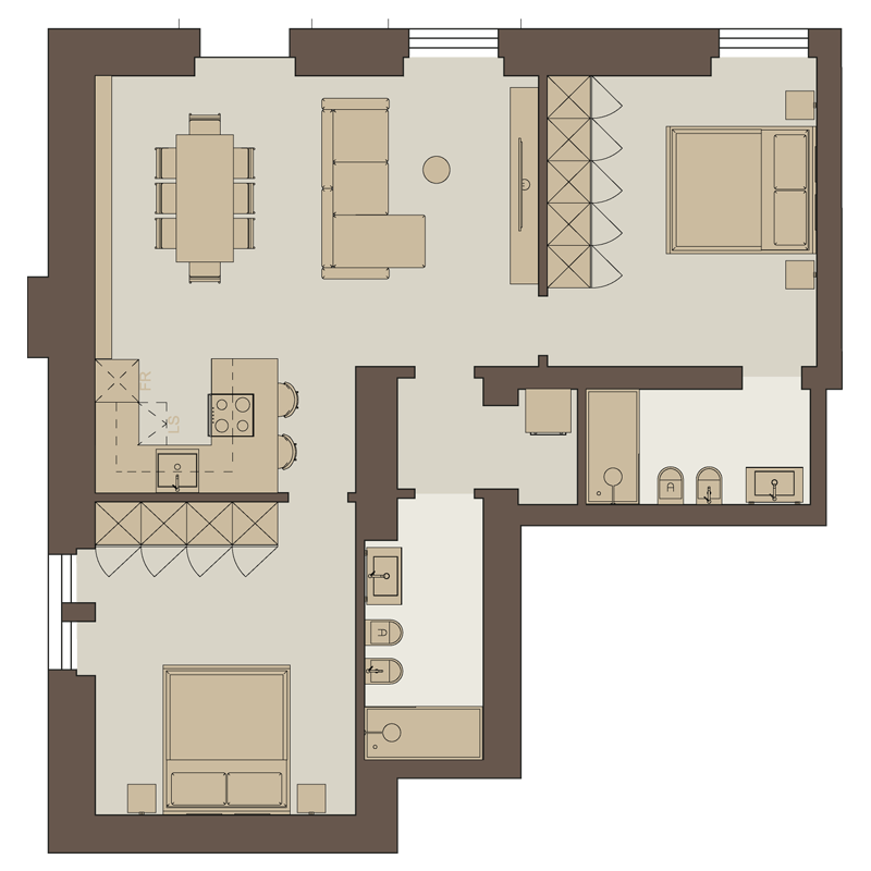 Home Trilocale
